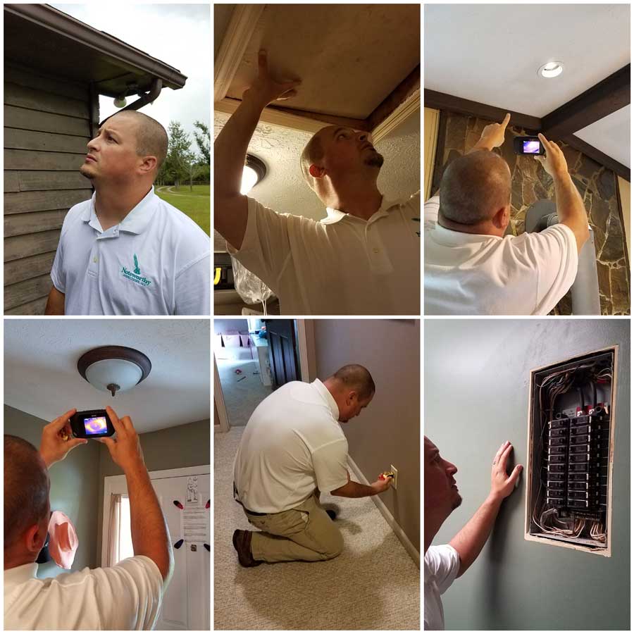 Noteworthy Inspections pointing out defects and thoroughly inspecting Georgia houses